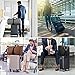FOREGOER Luggage Strap,Nylon Adjustable Belt with Buckle,Premium Accessory for Travel Bag, Black (Luggage not Included)