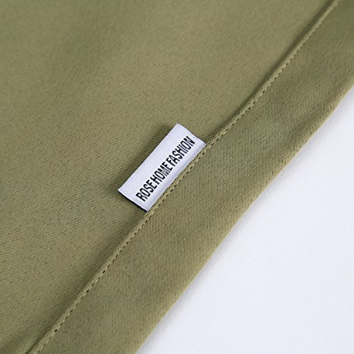 image for Rose Home Fashion RHF Wide Thermal Blackout Patio Door Curtain Panel, 