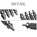 Damaged Screw Extractor & Bolt Extractor Set - Made From H.S.S. 4341# - Removes All Kinds of Screws and Bolts Quickly and Easily, 4-Piece Bolt Extractor Kit by Voyage