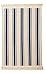 Ikea Flatwoven Area Kitchen Rug Stripes Cotton Beige Blue Throw Mat