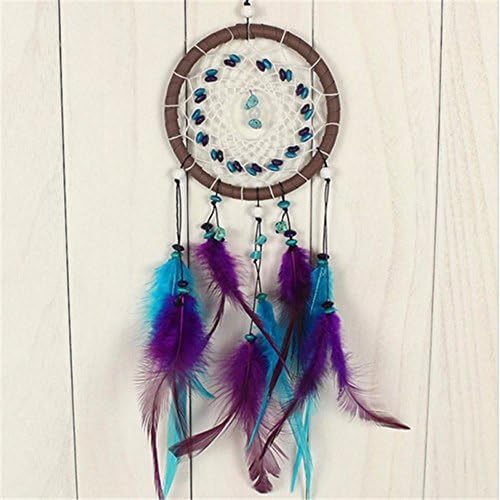 ATTS 16" Dream Catcher Real Turquoise Stones Native American Indian