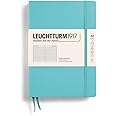 LEUCHTTURM1917 - Notebook Hardcover Medium A5-251 Numbered Pages for Writing and Journaling (Aquamarine, Ruled)