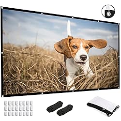 OWLENZ 100" Portable Projector Screen 4K HD 16:9