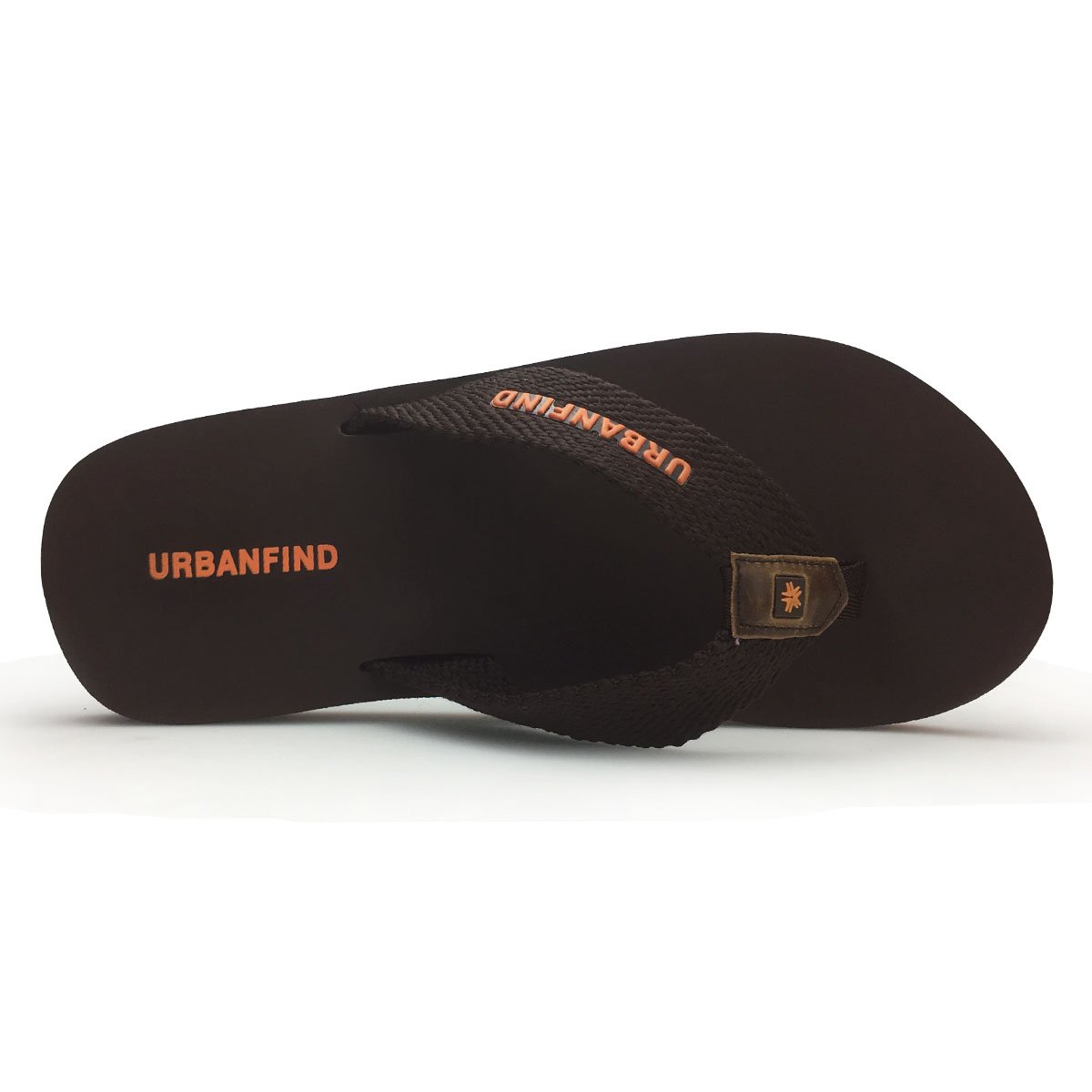 URBANFIND Men\' Fashion Sandals Lightweight Beach Slippers Brown, 9 D(M) US