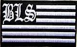 BLS Black Label Society Heavy Metal Rock Punk Music Band Logo Patch Sew Iron on Embroidered Polo T-shirt Vest Cloth ,Size 3.5Inch X 2.25Inch