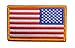 American Tactical Supply Co. Reverse American Flag Patch, Old Glory (Red, White & Blue)