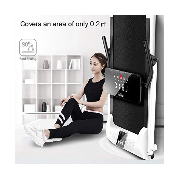 WOOD TREE Folding Treadmill with Electric Start Function, for weight loss, exercise and fitness equipment, with cover…