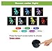 Borang Dinosaur Light Night Light Touch Table Desk Lamp,Borang 7 Colors Optical Illusion Lights with Acrylic Flat & ABS Base & USB Charger for Christmas Gifts