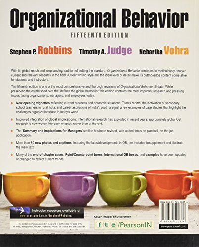 Organizational Behavior, 15e 1
