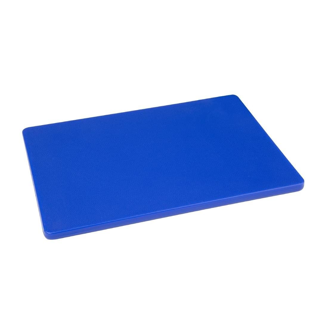 Hygiplas GH791 Chopping Board Small Blue 229x305x12mm Kitchen Cutting Slicing