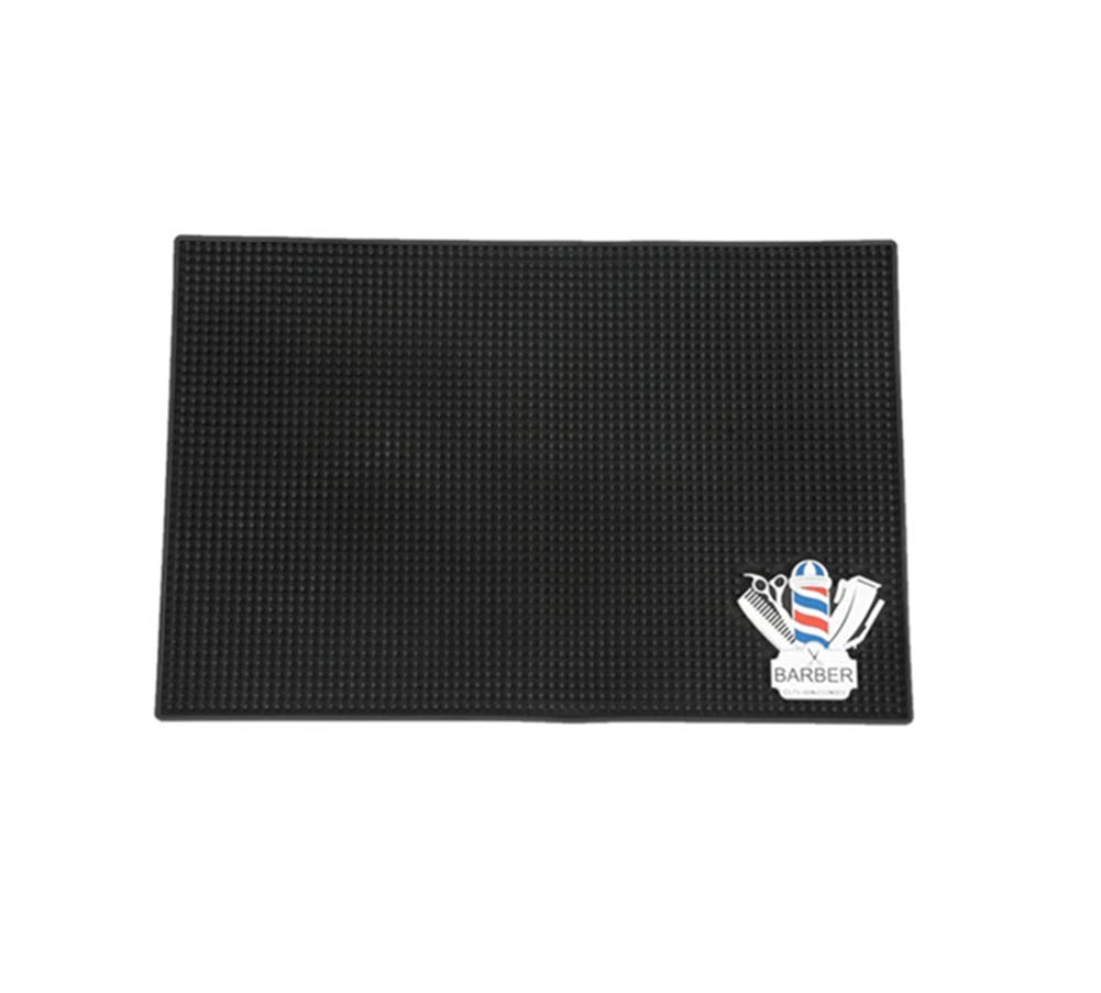 Hairdressing Antiskid Mat, Silicone Heat Resistance Styling Tool Mat, Necessary Hair Salon Accessories for Storage All Hair Irons, Curling and Straightener