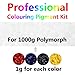 Colouring Pigment Kit | for Polymorph Pellets Plastimake Moldable Thermoplastic
