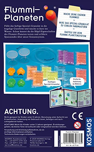 KOSMOS 657765 Flummi-Planeten, Bunte Flummis selbst herstellen, Coole Farbmuster selber Mixen, Experimentierset für Kinder ab 8 Jahre, Mitbringexperiment, Aktivität für Kindergeburtstag – Bild 3