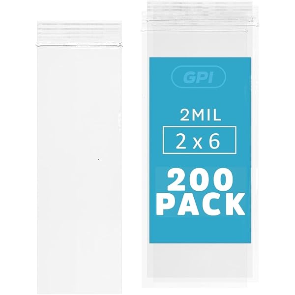 200 Zip-Verschlussbeutel – 9x12 Zoll, Klar, 2 Mil Produktbild-Vorschau 3