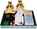 MONOPOLY The Golden Girls Board Game _ Bonus 2 Gold Metallic Cloth Drawstring Pouches _ Bundled Items