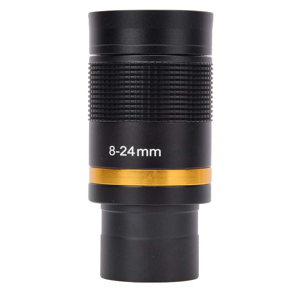 Garosa 8~24mm Eyepieces Astronomic Eyepeice Continuous Zoom All Metal Telescope Accessories Eyepiece for Astronomical Telescope with Green Film