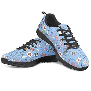 POLERO Nurse Shoes Verpleegkundige schoenen dames heren sneaker veterschoenen sportschoenen ademende loopschoenen voor…