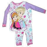 Disney Frozen 2 Piece Cotton Elsa & Anna Pants Pajama Set