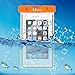 Universal Waterproof Bag Case, USmile Cellphone Dry Bag with Military Level Parachute Lanyard, IPX8 Certified Underwater Pouch Cover for Cellphones Under 6 Inches