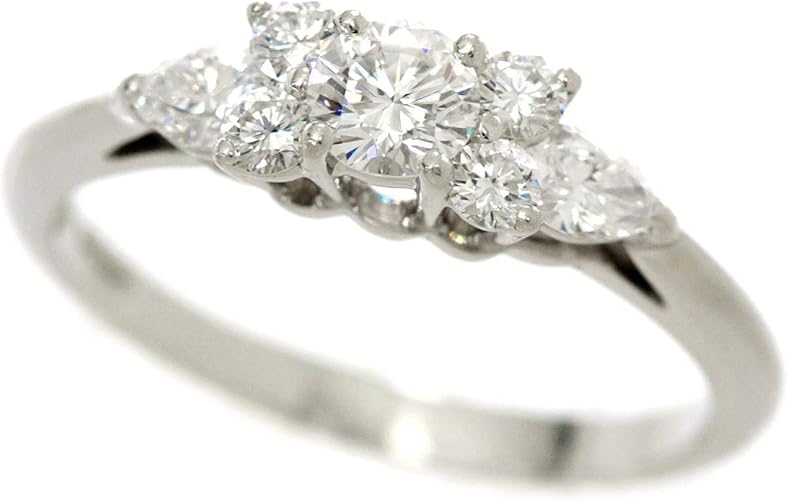 Amazon ティファニー セブンストーン ダイヤ リング 10号 Pt950 プラチナ 指輪 Tiffany Co 中古 9005 リング 通販