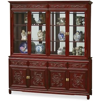 Amazon Com Hand Crafted 72in Imperial Dragon Design Rosewood