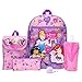 Disney's Princess Backpack Combo Set - Girls' 6 Piece Backpack Set (Pink)