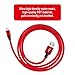 Ferrali Micro USB Cable Charge, Nylon Braided High Speed Micro USB Charging Cable, 4Pack 10FT 6FT 6FT 3FT Sync and Charging Cord Compatible Kindle, Samsung, Nexus, Android Smartphone etc [Red]