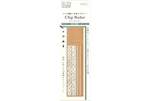 DESIGNPHIL 42290006 Midori, Clip Ruler, Copper A