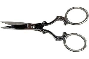 Badass Beard Care Beard & Mustache Stainless Steel Trimming Scissors For Men - Extremely Sharp and Durable (Silver)