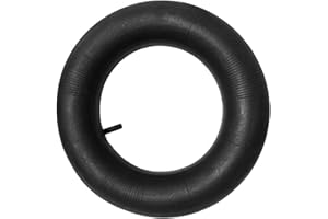 Wheelbarrow Inner Tube 3.50-8 Heavy Duty Rubber Replacement Straight Valve Tube Inflatable Inner for Cart Lawn Mower Wheelbar