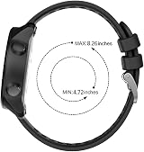 ISABAKE 20mm Silicone Watch Band for Garmin Forerunner 245 645 Vivoactive 3 view 5