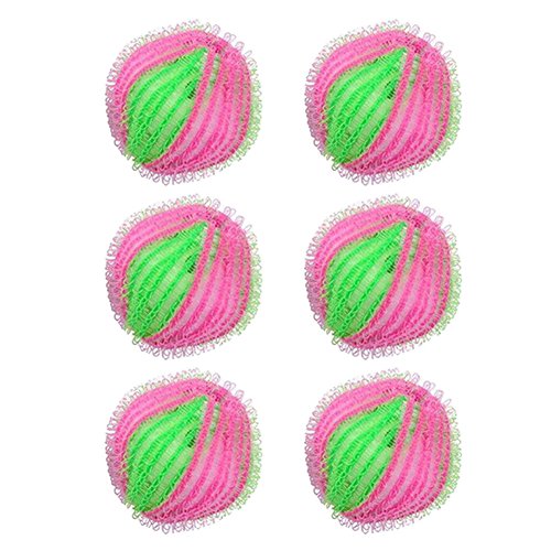 Zeroyoyo Hair Lint Fluff Grabbing Laundry Washing Wash Ball Lint Grabbing Wash Ball 6 PCS