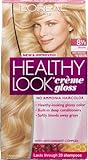 L'Oreal Paris Healthy Look Creme Gloss No Ammonia Haircolor 8 1/2 Blonde White Chocolate