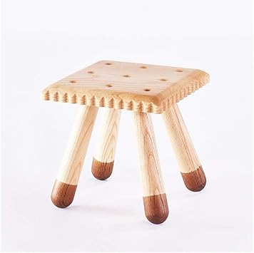wooden baby stool