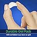 ViveSole Metatarsal Pads for Women - Ball of Foot Cushions - Shoe Blister Gel Pads - High Heel Cushion Shoe Inserts - Heel Pads for Mortons Neuroma Callus Foot Pain - Invisible Fit Forefoot Pads (6)
