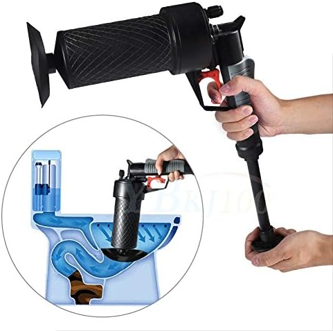 GPF High Pressure Air Blowing The Drain Blaster Toilet Pump Plungers Dredge Sink Pipe Clog Remover Bathroom Kitchen Cleaner Kit [Energy Class A]