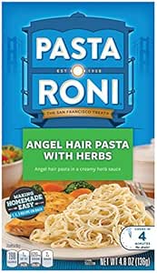 Amazon.com: Pasta Roni Angel Hair Pasta with Herbs, 4.8 oz: Prime Pantry