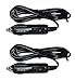 Zebest™ 2 PAK CAR Auto Adapter Charger Cord for Ematic Gpx Naxa Philips Sylvania and Most Personal Portable Dvd Players Check Pictures for Compatibility.