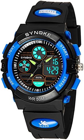 VBBARC Cool Watch Waterproof Digital Analog Sports Watches For Age 7-15 Years old Boys Girls Youth gift