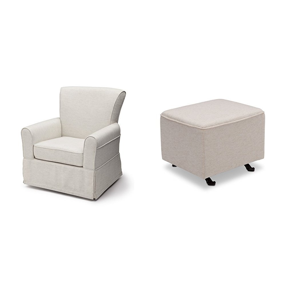glider with gliding ottoman