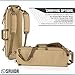Savior Equipment Urban Takedown Bag Backpack Survival Gun Transportation Case Sling Pack, Deluxe Carrying Handle, w/Shoulder Straps Included, Flat Dark Earth Tan