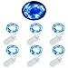 20 LED Copper Wire Starry String Lights, 7.2 Feet, 6 Pack (Blue)