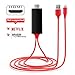 Lightning to HDMI MAOZUA 1080P HDMI Video AV Cable Connector Conversion Same Screen Device HDTV Adapter Cable 6.5FT for iPhone 8/7/6/5 Series Pad Air/mini/Pro Pod Touch on HDTV Projector (Standard)