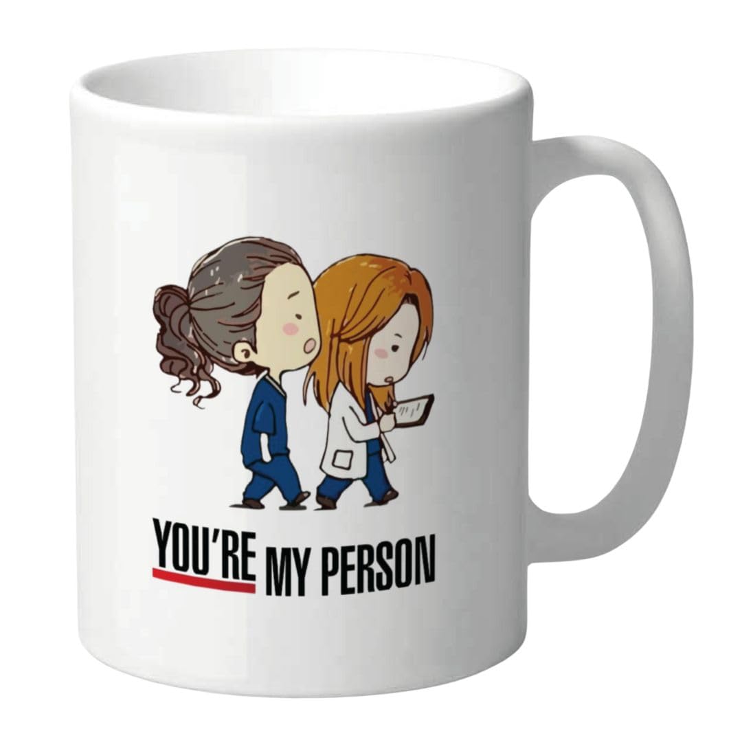 Funny Mug for Best Friend You’re My Person Grey’s Anatomy Inspired Friendship Love Coffee CupCMUG203