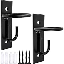 Gancho De Metal Para Cubos De Caballo – Incluye 2 Tornillos, Para Colgar Baldes De Agua O Comida En Establos