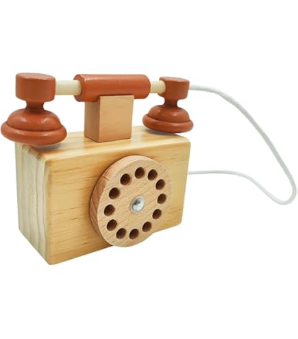 Amazon.com: Homoyoyo Retro Corded Landline Phone, Plastic Old