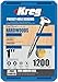 Kreg SPS-F1-1200 Zinc Pocket Screws, 1 Inch #6 Fine Thread, Pan Head (1200 Count)