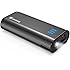 Jackery Portable Charger Bar Power Outdoors 6000mAh Pocket-Sized External Battery Pack Fast Charger Power Bank with Emergency LED Flashlight for iPhone, Samsung and Other Devices - Black