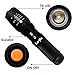Super Bright CREE XML T6 LED Portable Zoom Tactical Flashlight Focus Adjustable Torch Outdoor Lamp with Battery and Charger