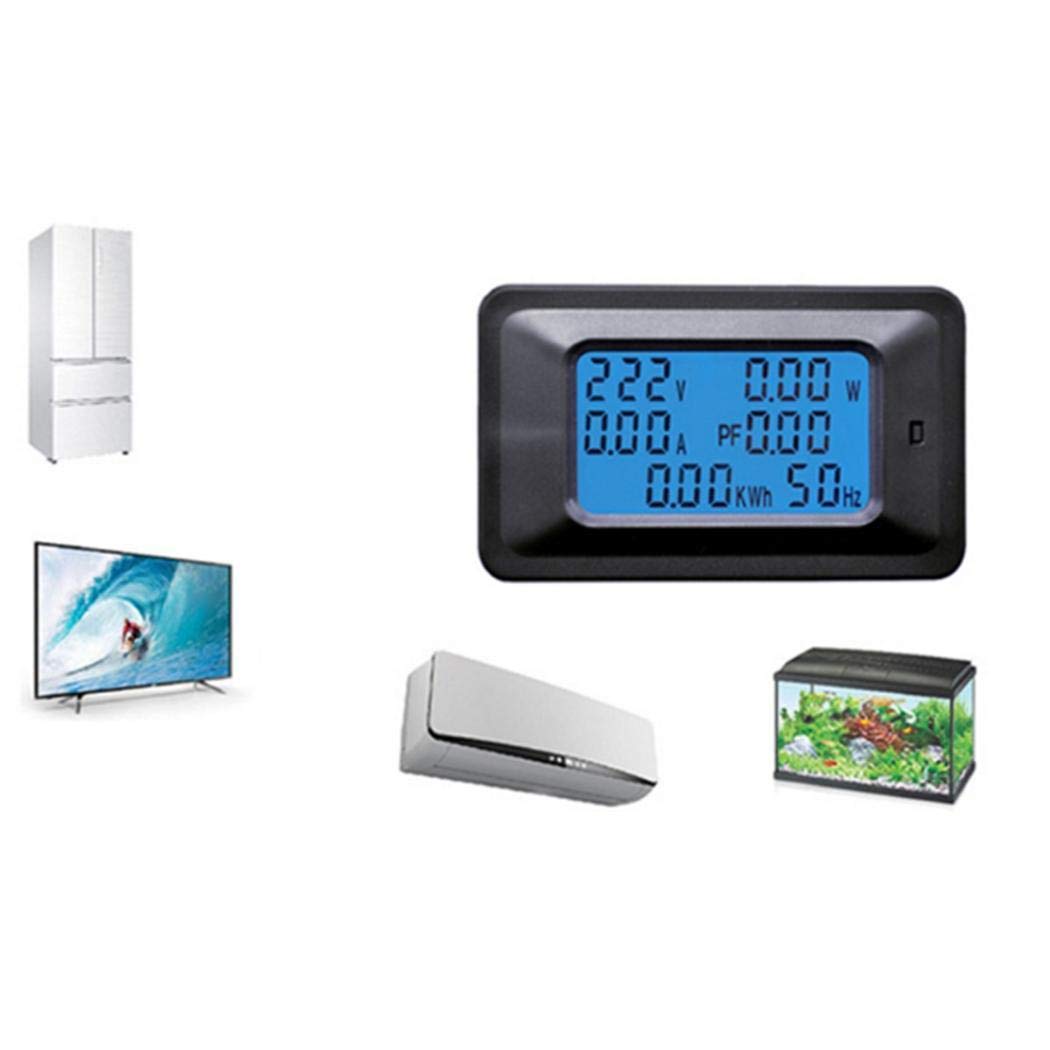 UpBeauty Durable Digital LCD Power Current Voltage Meter Monitor Panel With Backlight Voltage Testers